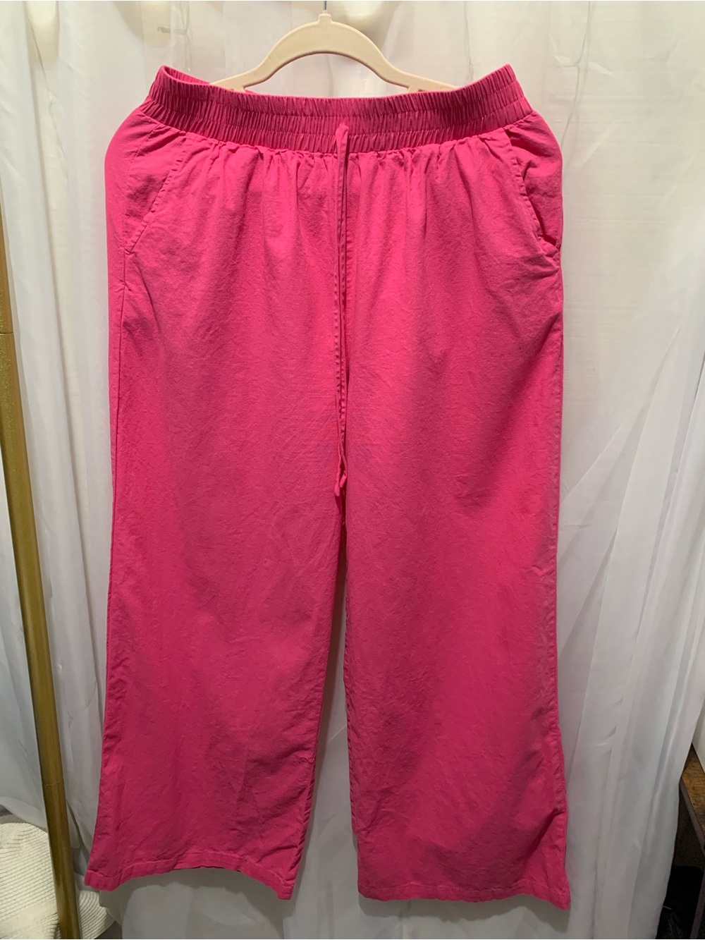 Better Be Pink wide Leg Pants - Picture 1 of 5